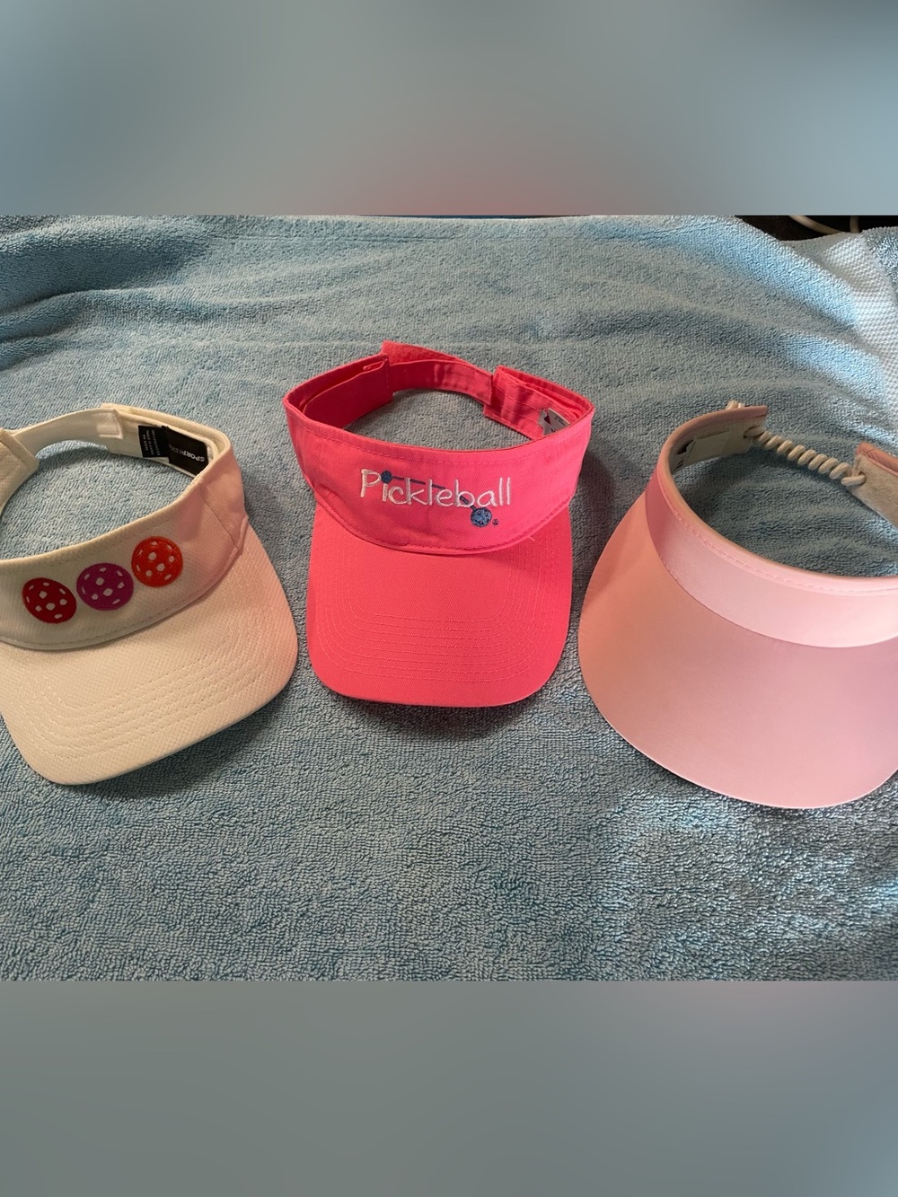 Trio of Ladies Pickleball Visors